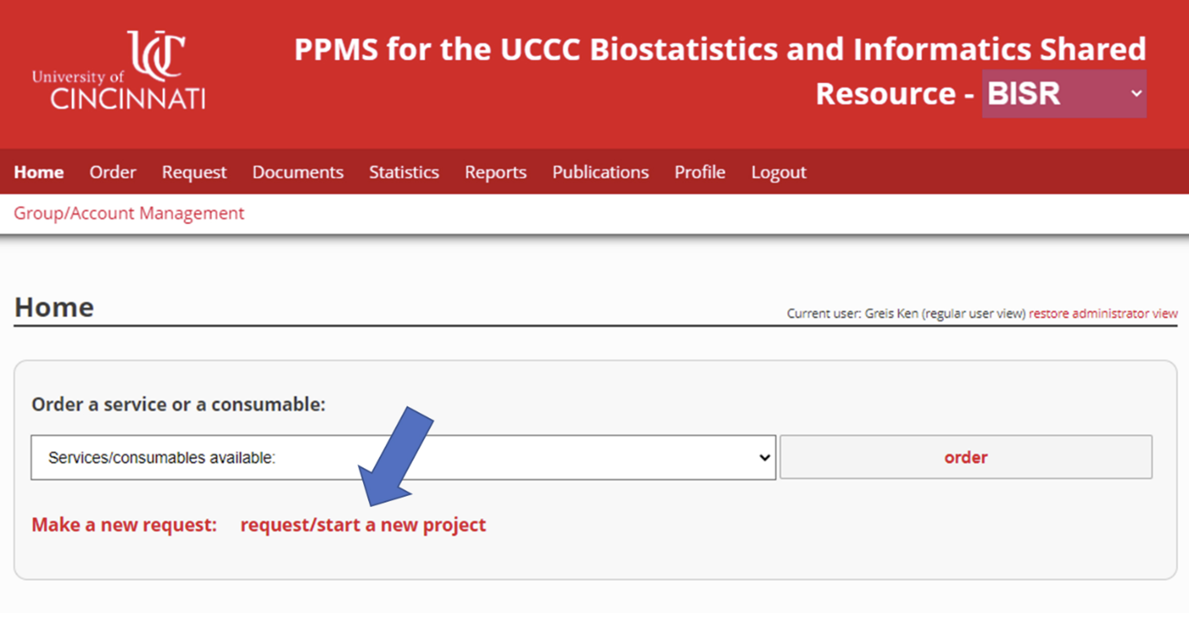 Biostatistics & Informatics Shared Resource Current Workflow