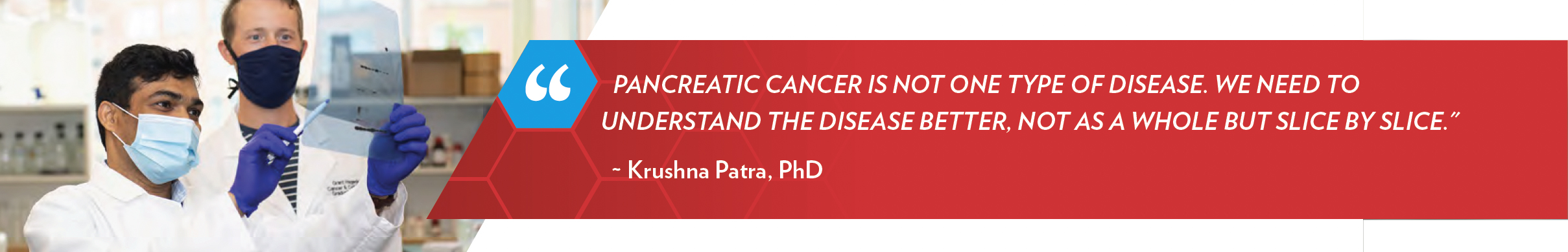 Pancreatic cancer is not one type of disease.