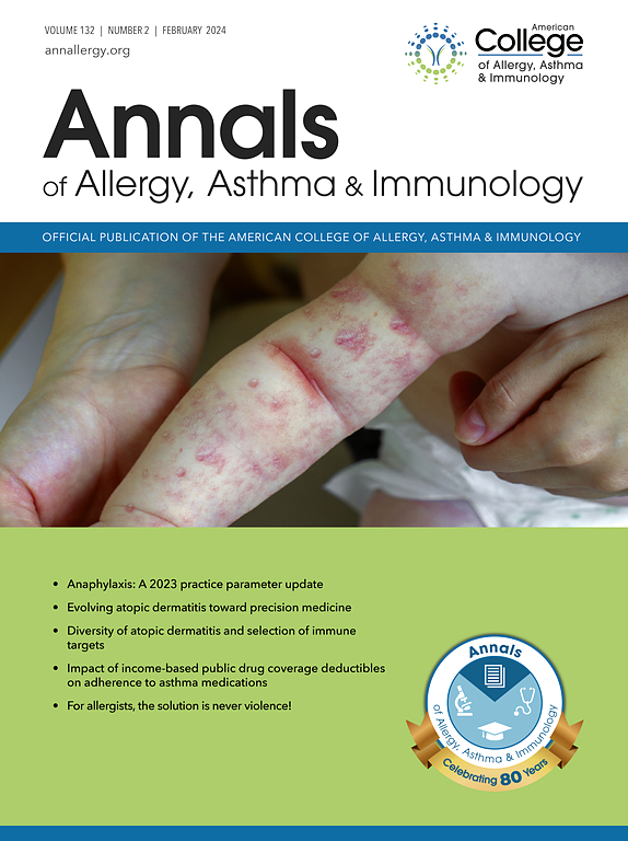 Cover of the Annals of Allergy, Asthma and Immunology