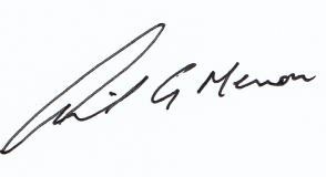 anil menon signature